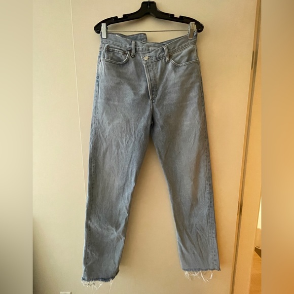 Agolde Criss Cross Straight Jean Size 28 Color Dimension - Picture 7 of 8